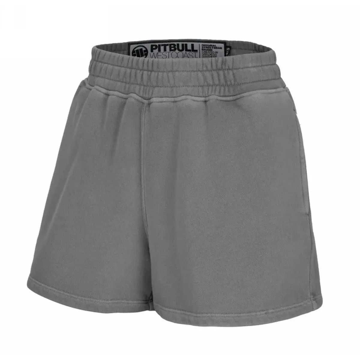 Szorty dresowe damskie Pit Bull Washed Manzanita '24 - Szare  XS/S
