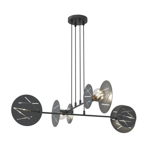 Xotic lampa wisząca 4xE27 czarna 1411/4