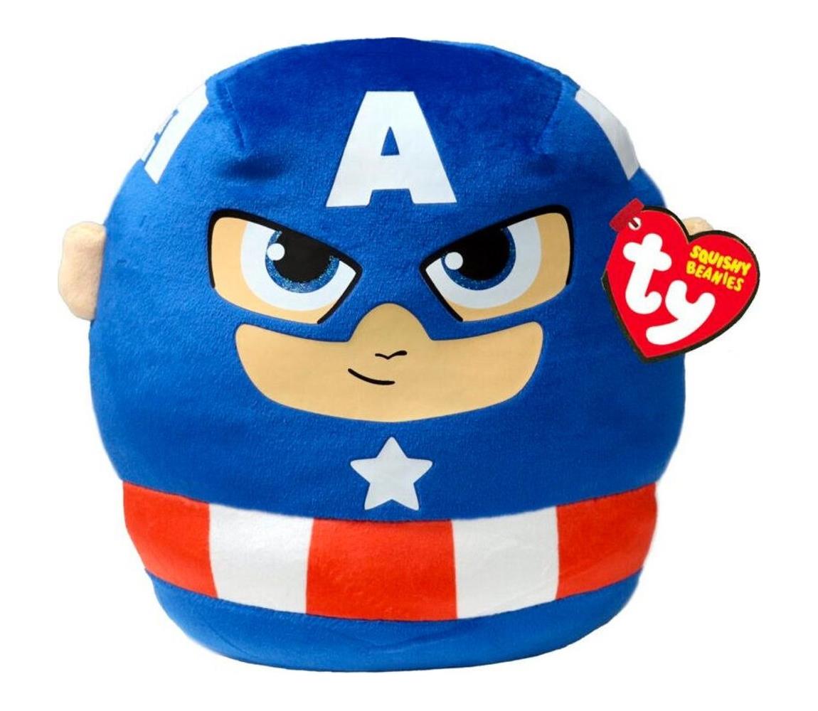 TY - Zabawka pluszowa Squishy CAPTAIN AMERICA 22 cm