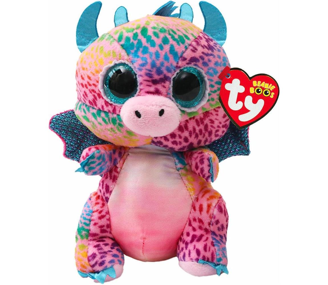 TY - Zabawka pluszowa FLINT smok 15 cm