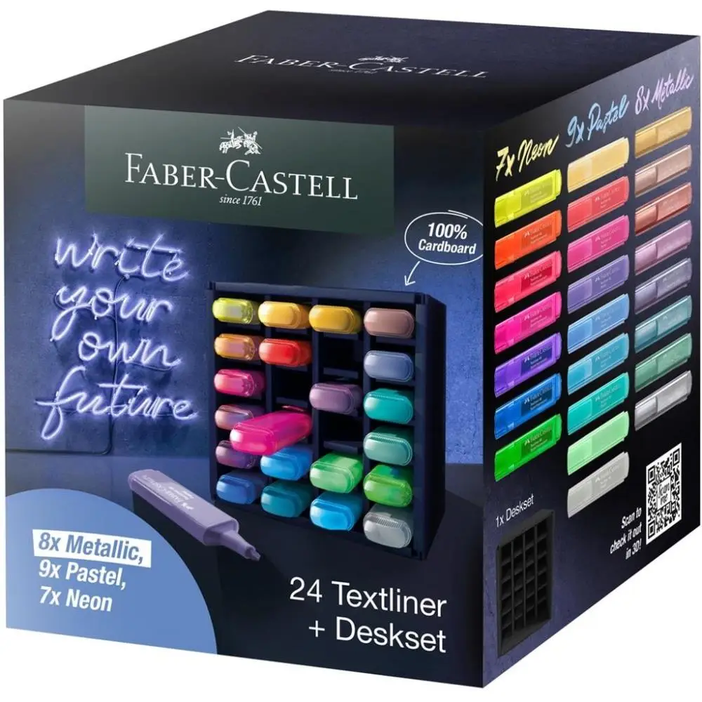 Zakreślacz 1546 24 kolory - Faber Castell