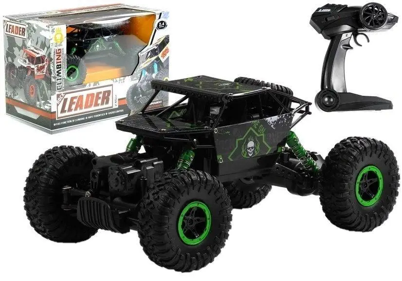 Auto RC 1:18 zielone - Leantoys