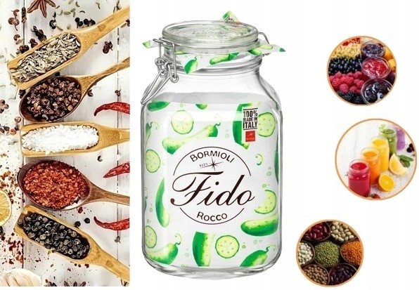 SŁOIK duży POJEMNIK na pierniki kapustę grzyby ŻYWNOŚĆ 3 L KLIPS BORMIOLI