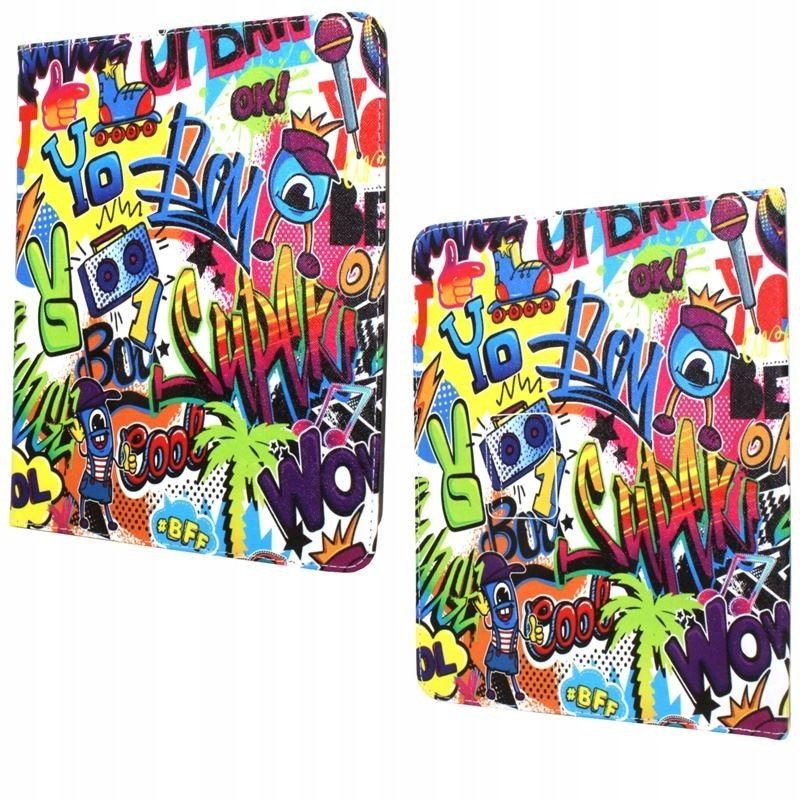 Etui Do Tabletu 10 Cali Uniwersalne Wzór Graffiti Pokrowiec Obudowa Case Pokrowiec Case Obudowa Futerał