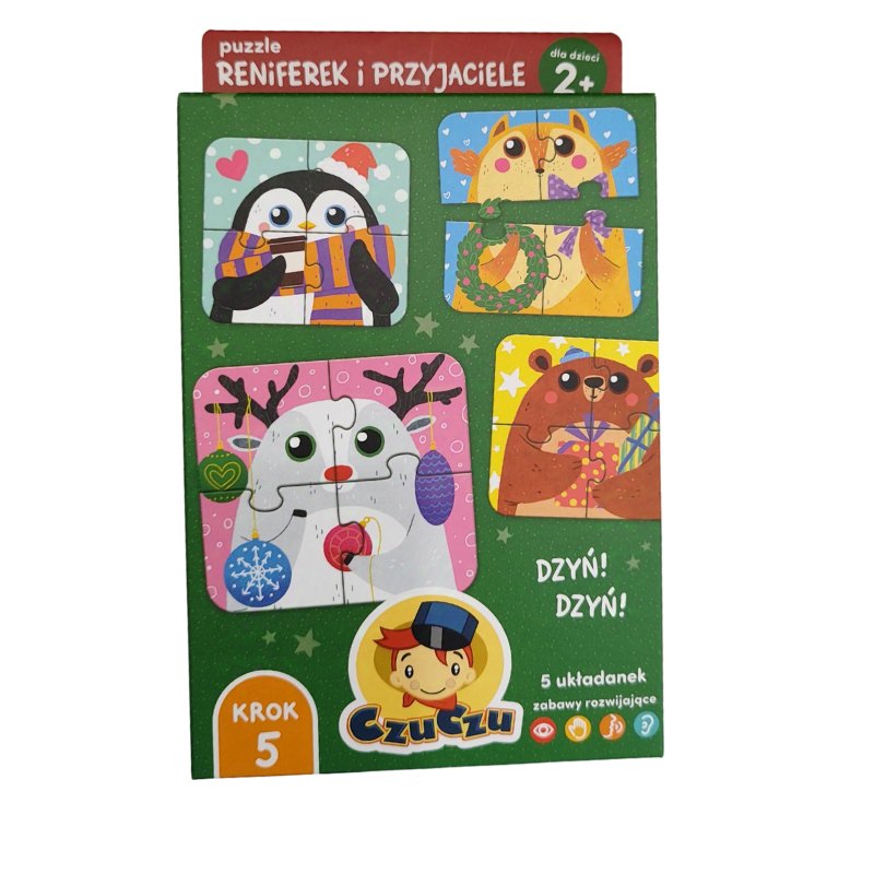 Czuczu Puzzle Reniferek I Przyjaciele 5 Układanek 20 Elementów 2+
