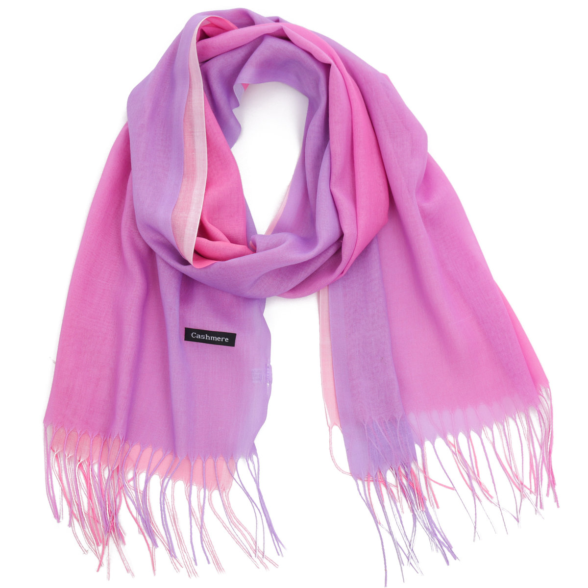 Szalik Damski Floral Breeze Różowo-Fioletowy