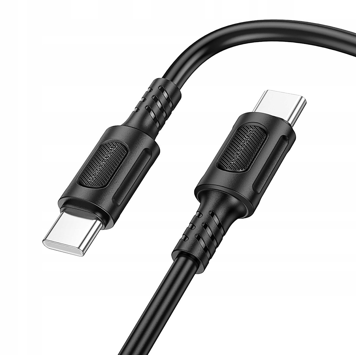 KABEL BOROFONE 2X USB TYP-C 1m SZYBKIE ŁADOWANIE PRZEWÓD 60W 3A