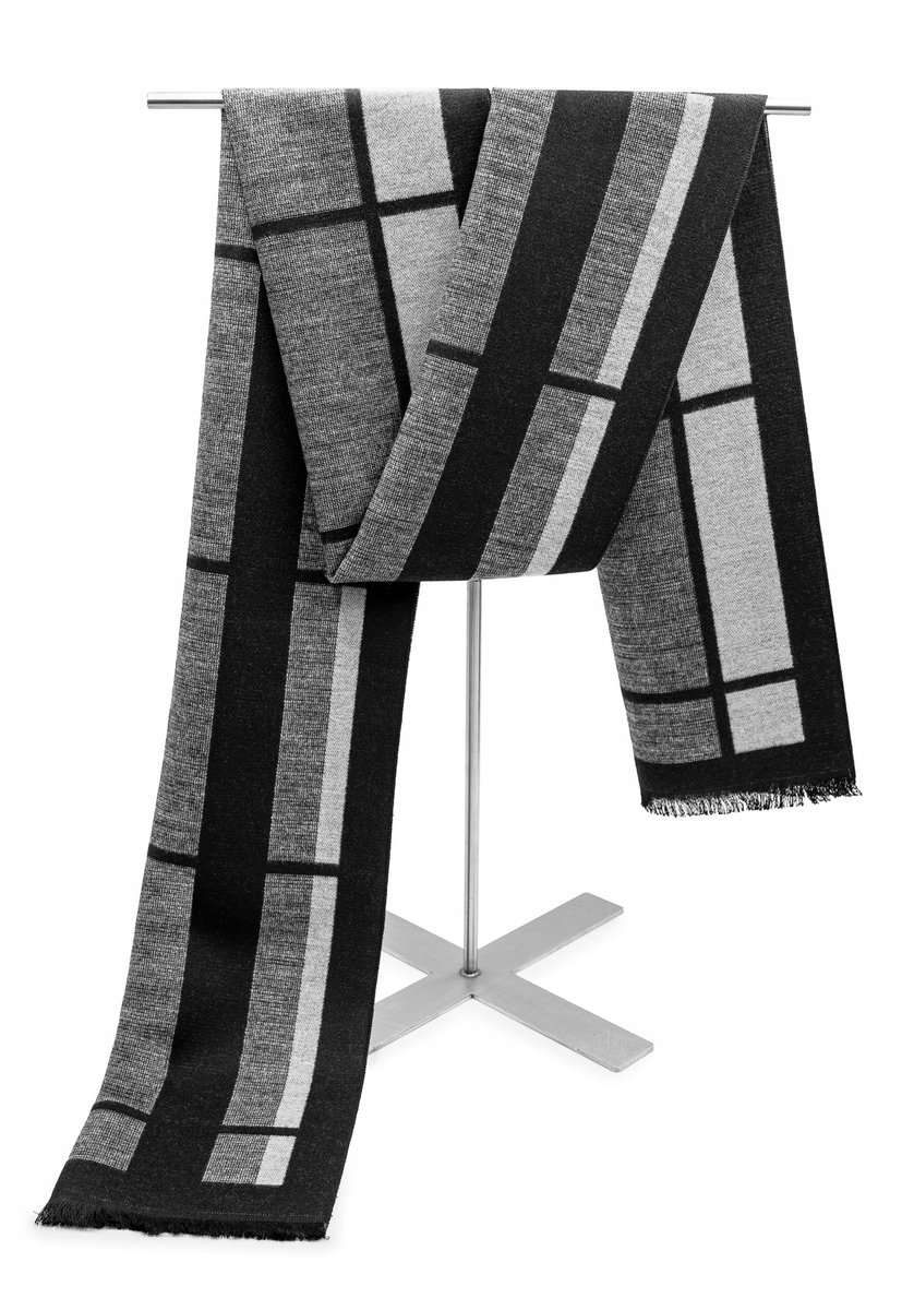 Szal Szalik Męski Zimowy Ciepły Miły W Dotyku