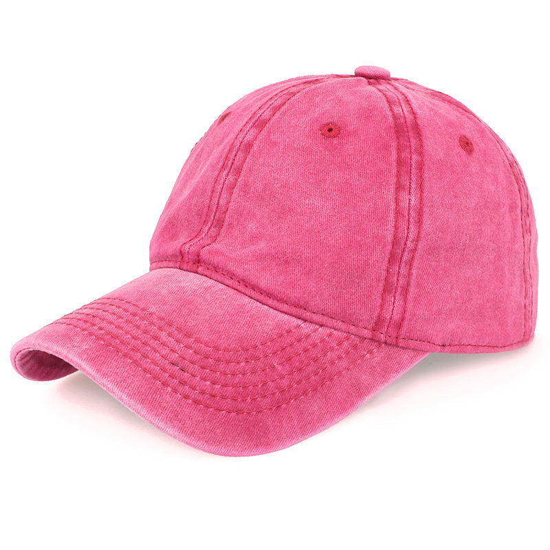 Czapka Unisex Vintage Peak Rosa Fucsia Z Daszkiem
