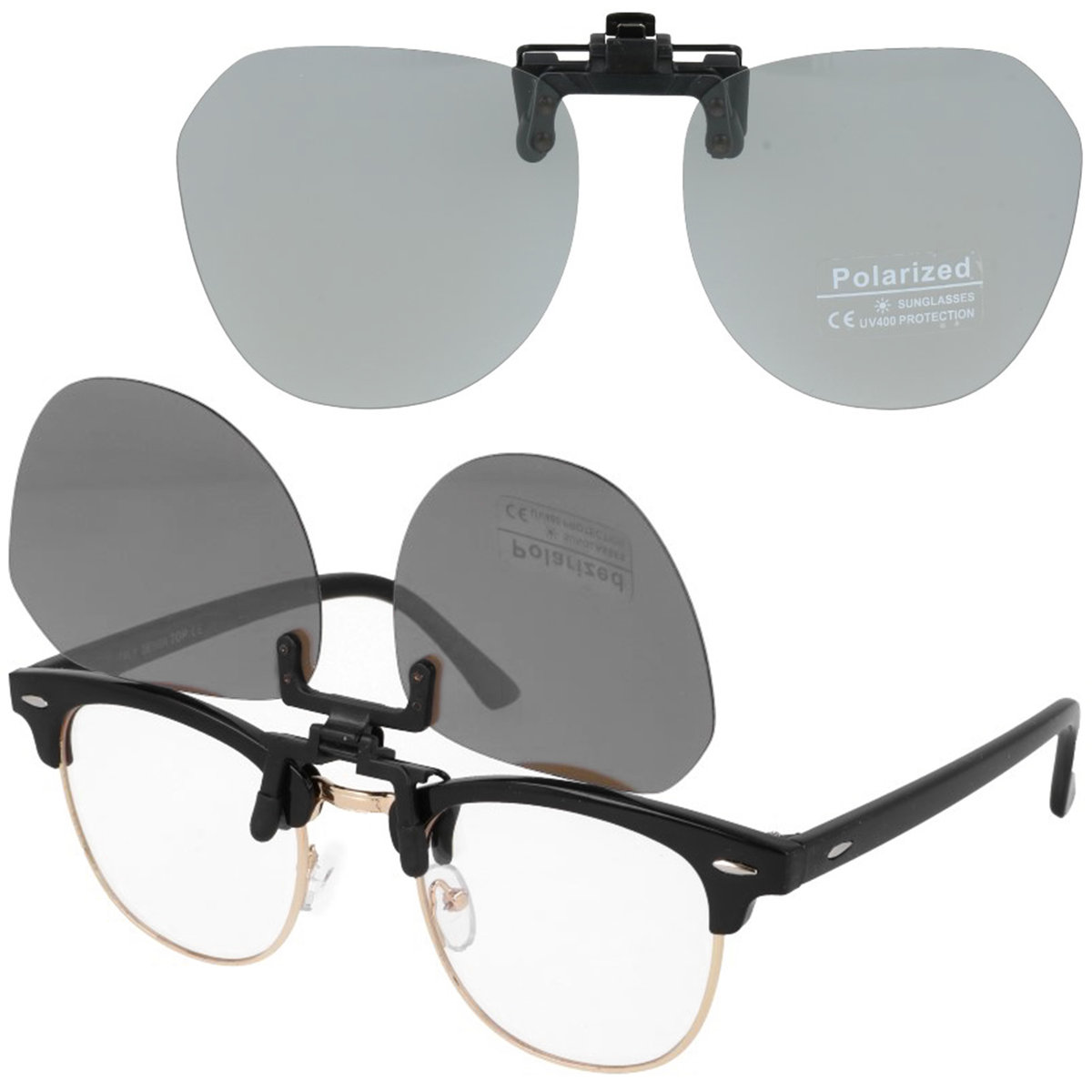 Nakładki na okulary FOTOCHROM ENACH Unisex Polaryzacyjne