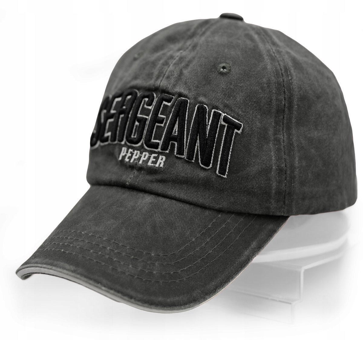 Czapka Z Daszkiem Bejsbolówka Trucker Pepper Czarna