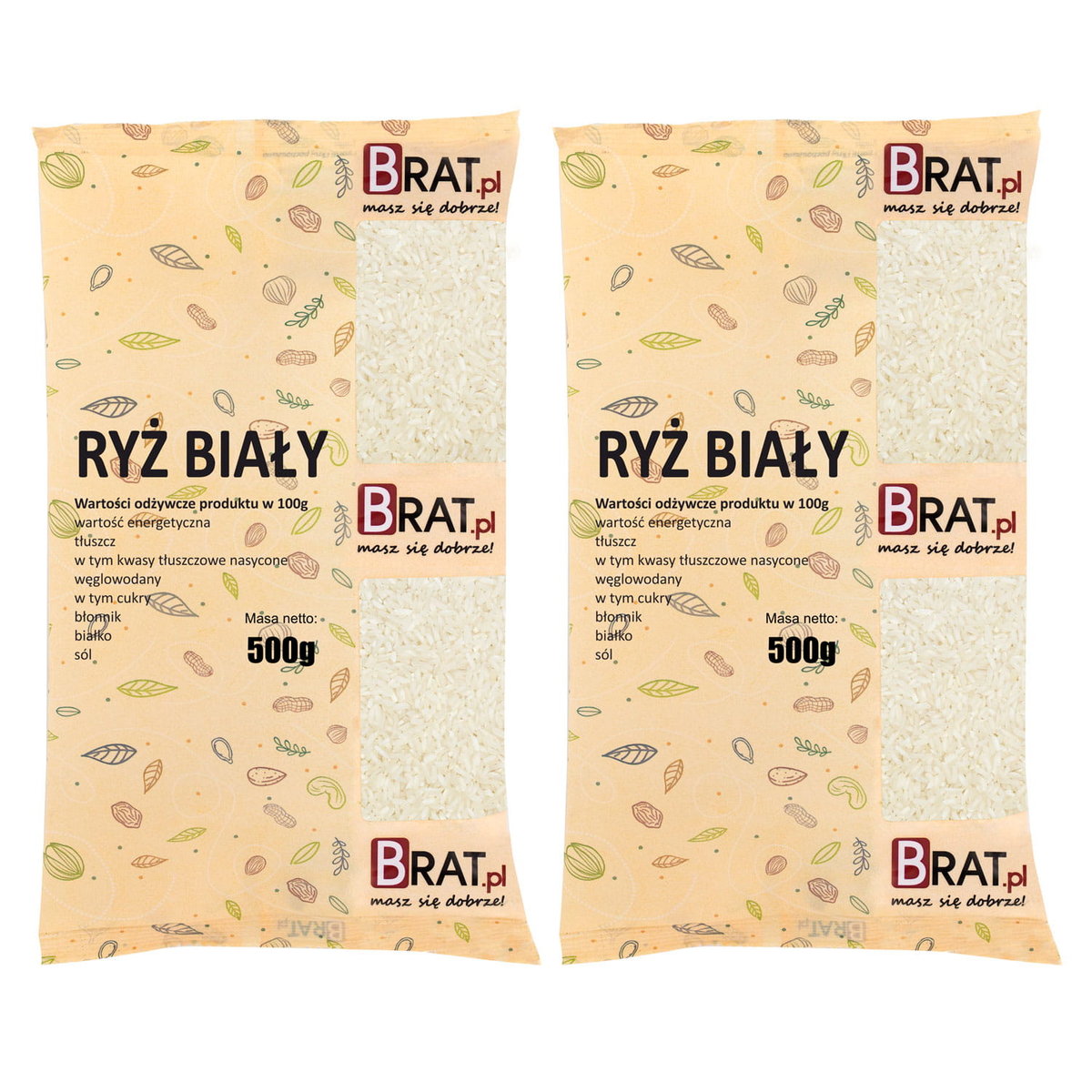 Ryż biały 1kg (2x500g)