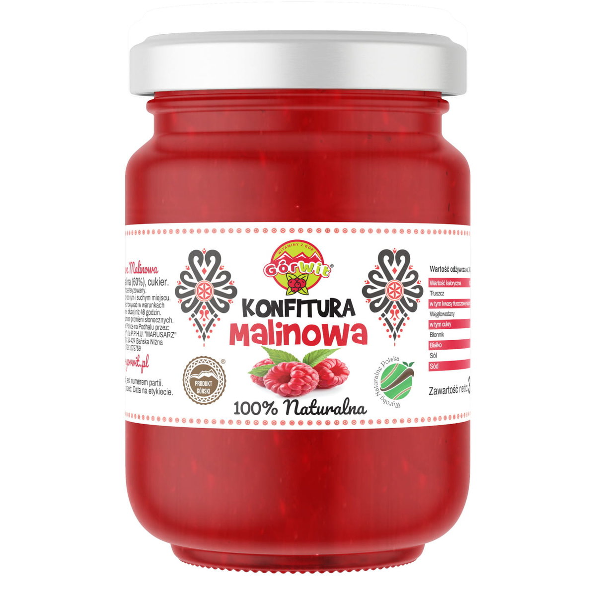 Konfitura malinowa 320g