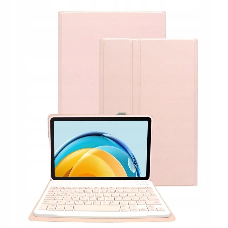 Etui Do Huawei Matepad Se 10.4 Lte Wifi Case Z Klawiaturą Bluetooth Różowe Pokrowiec Case Obudowa Futerał