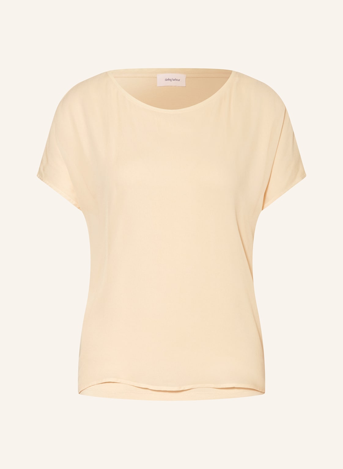 Darling Harbour Bluzka Z Mieszanki Materiałów beige