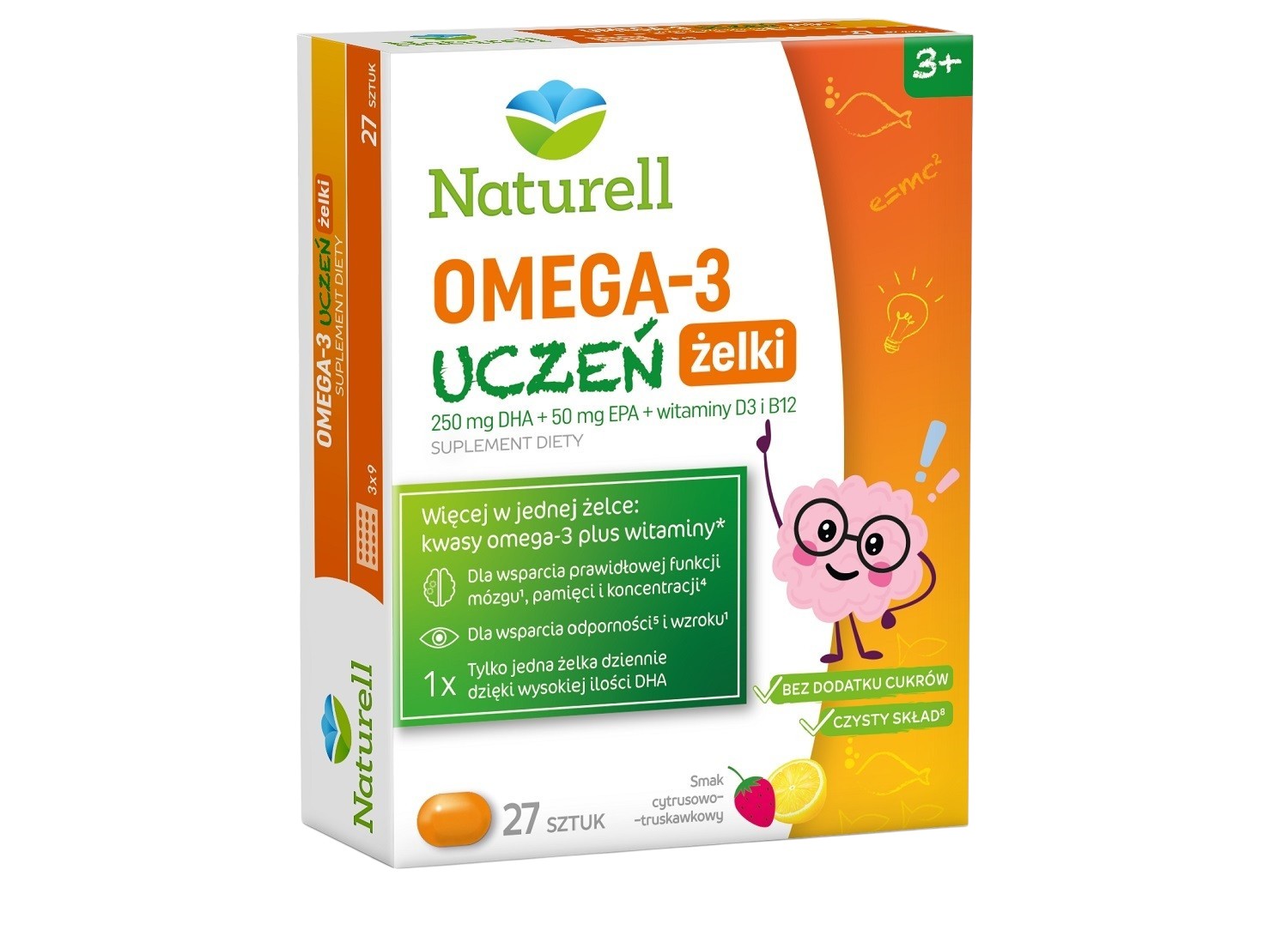Naturell Omega 3 Uczeń Żelki