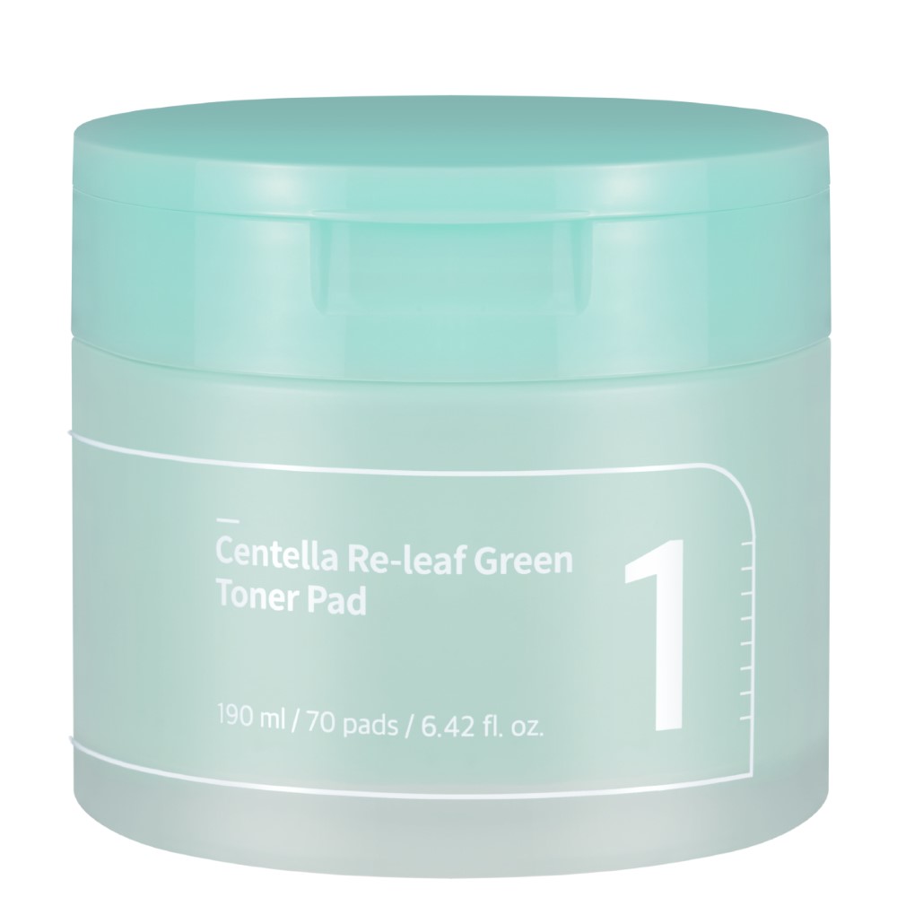 Numbuzin No. 1 Centella Re-Leaf Green Toner Pad Płatki tonizujące