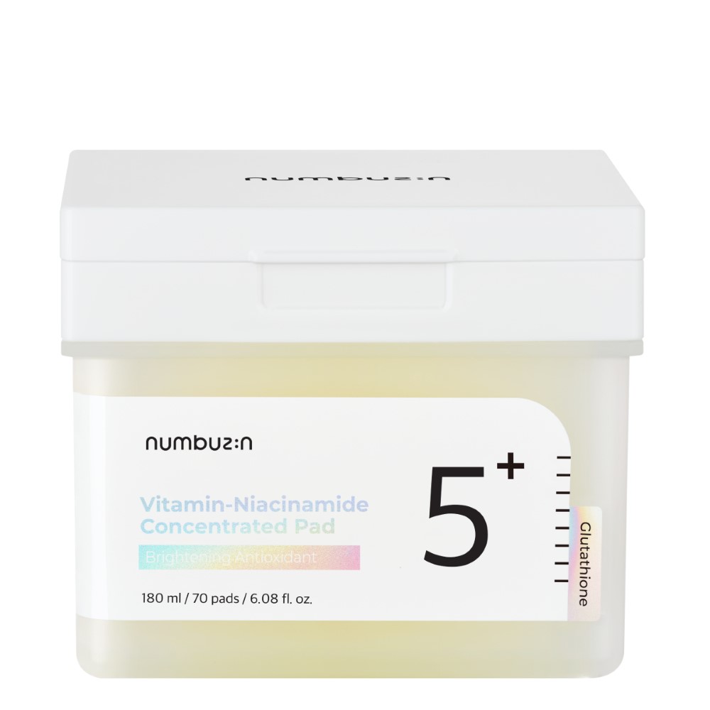 Numbuzin No. 5 Vitamin-Niacinamide Concentrated Pad Rozjaśniające płatki tonizujące