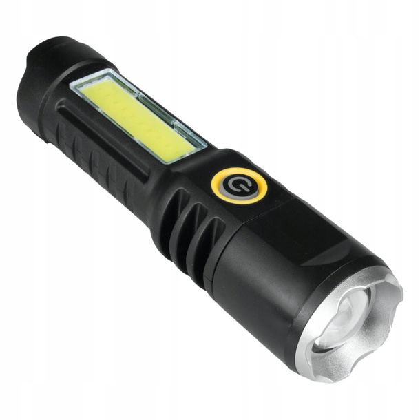 Latarka aluminiowa COB/XPE, ładowalna, 150 lm, 500 mAh