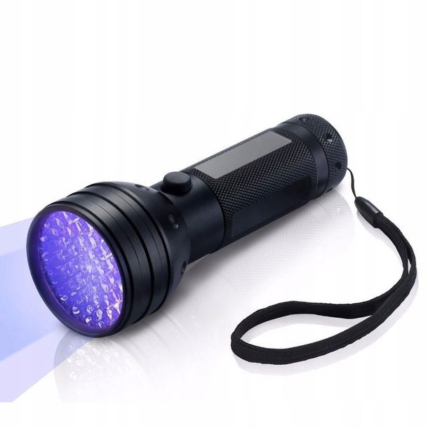 Latarka Uv Bursztyn Tester Taktyczna Led Ultrafiolet Wodoodporna