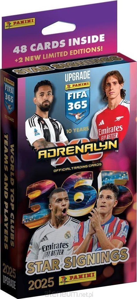 STAR SIGNINGS FIFA 365 2025 PANINI 48 kart + 2 limitowane