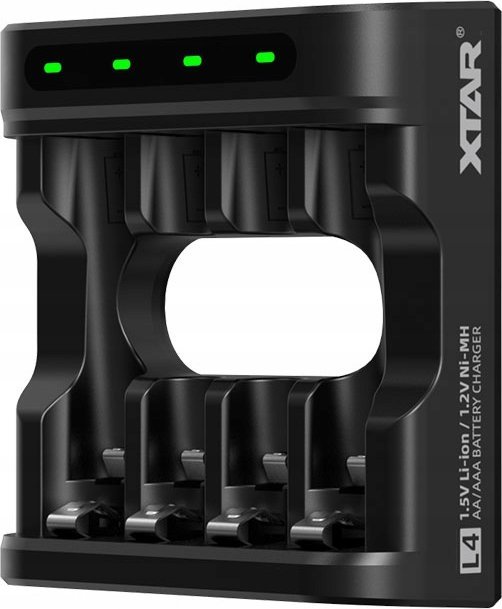 Ładowarka Xtar Xtar 4 x Ni-MH ir 1,5V Li-ion AA/AAA akumuliatorių kroviklis L4