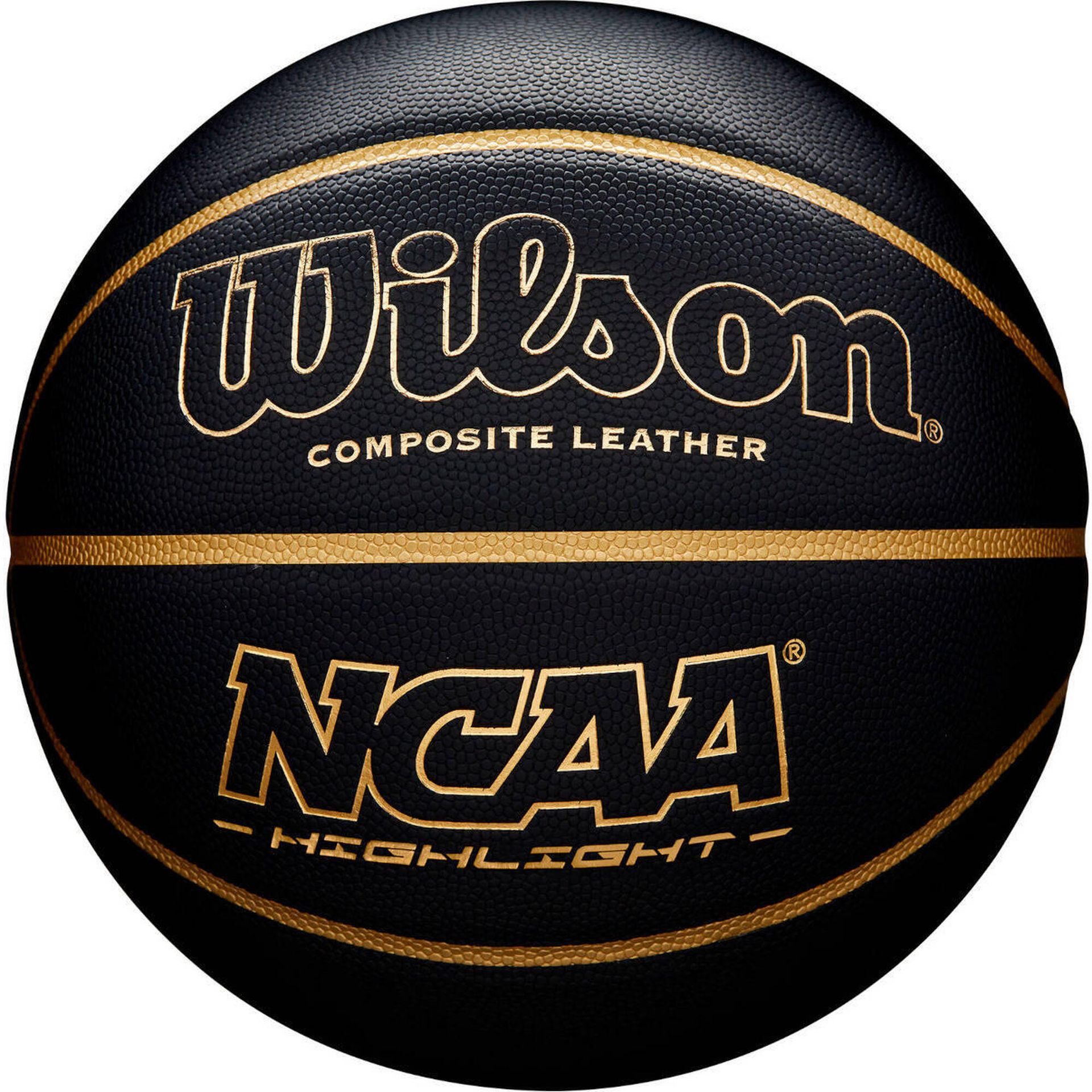Wilson Piłka do koszykówki NCAA Highlight Gold - WTB067519XB07 27294-236