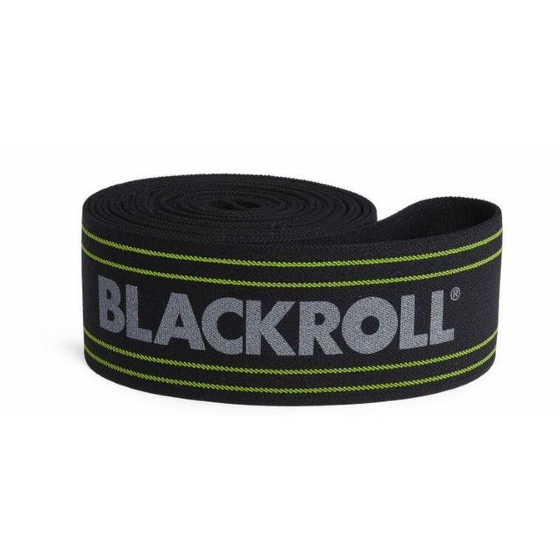 Blackroll Band taśmy fitness. Taśmy w różnych mocach rezystora (łatwa średnia silna ekstremalnie silna), co zapewnia stabilną muskulaturę. Pojedynczo lub w zestawie w różnych kolorach., czarny, je AMUKRBBK