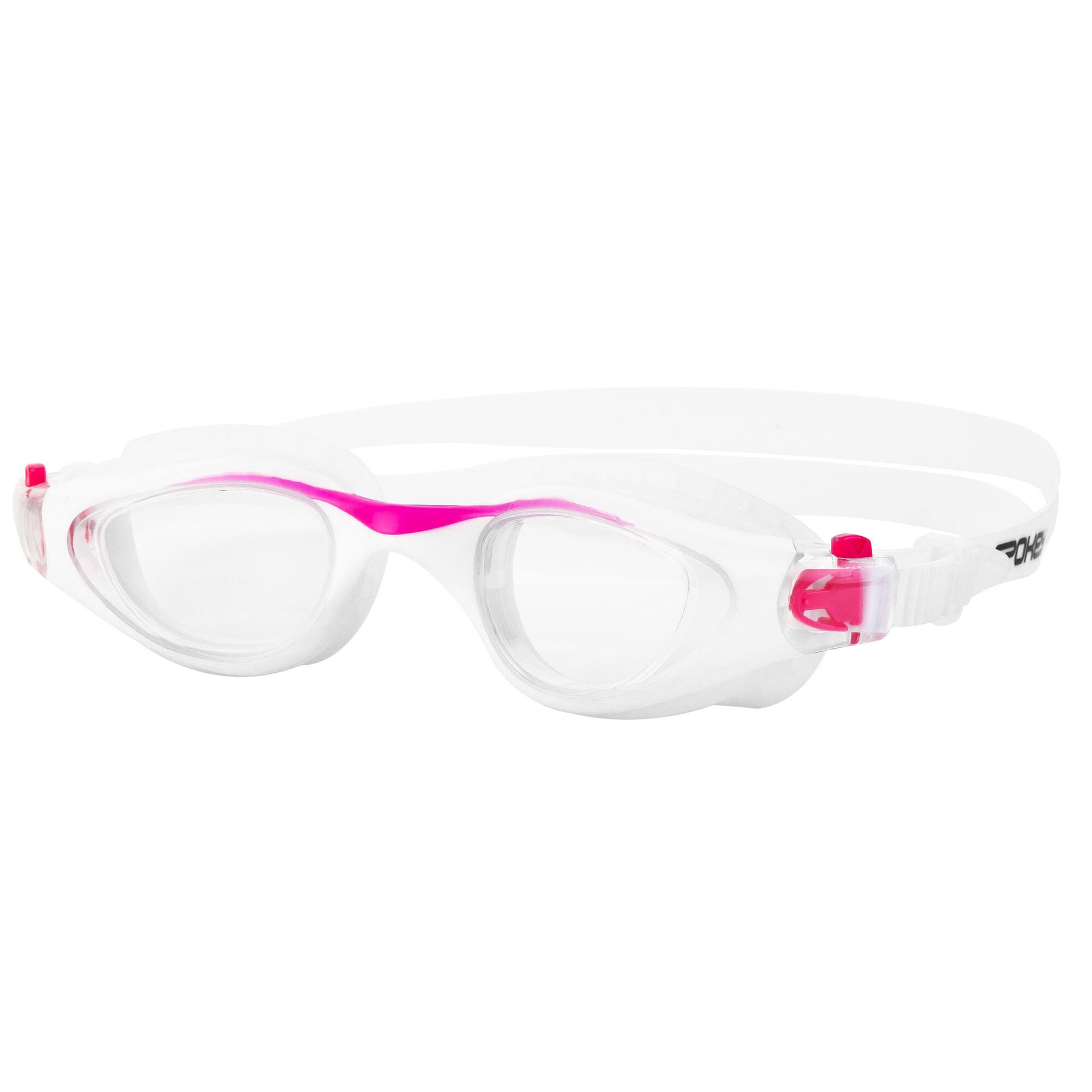 Spokey Okulary pływackie Palia Biało-szary