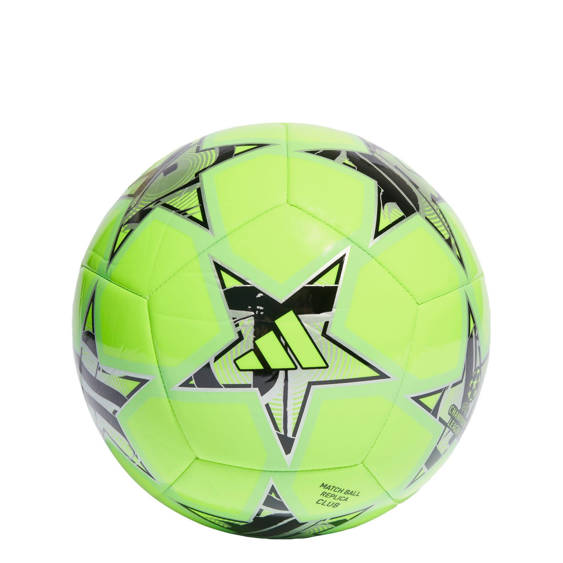 Adidas, piłka nożna UCL 23/24 Club IA0949, zielona, rozmiar 5