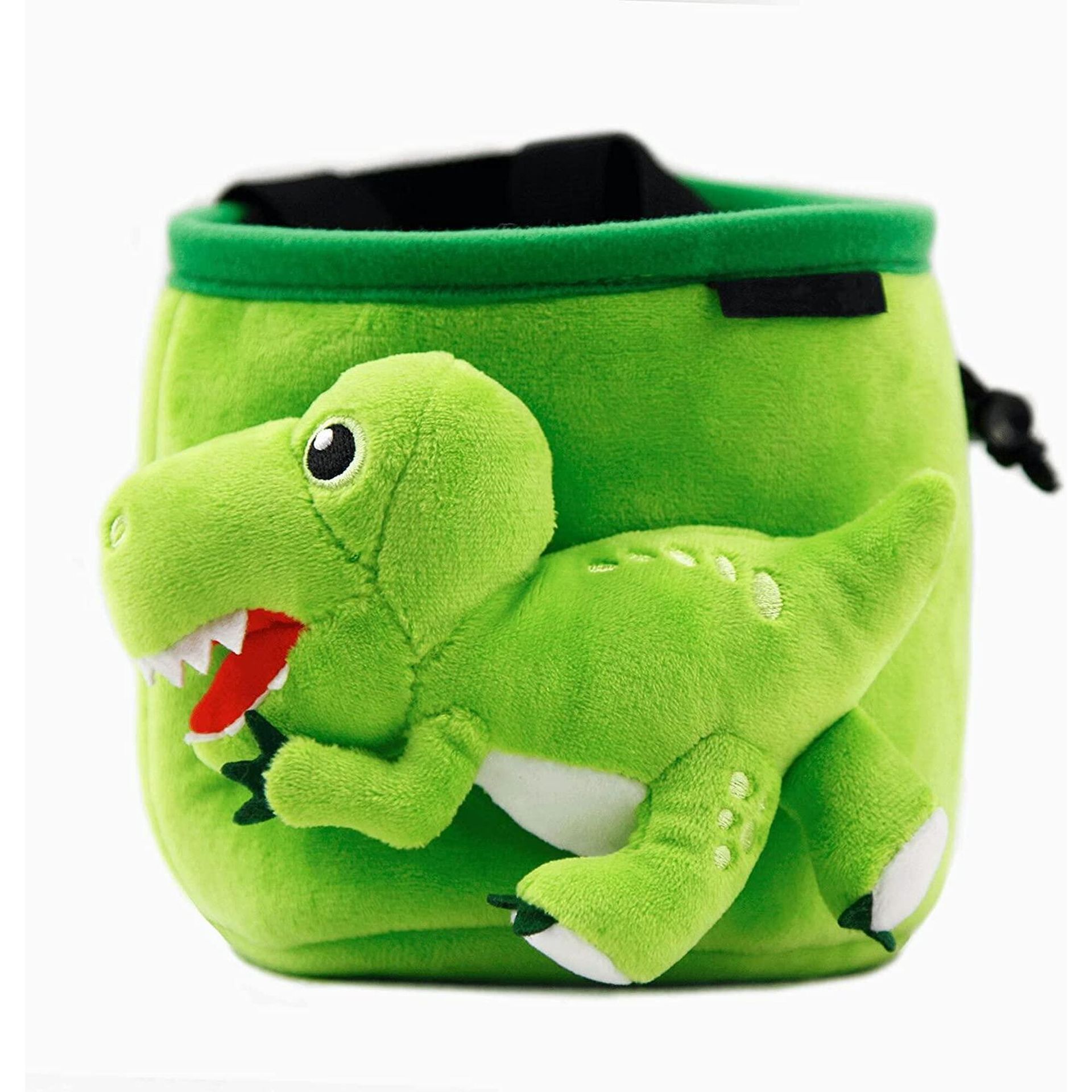 Woreczek na magnezję Y&Y Vertical Chalk Bag - t-rex