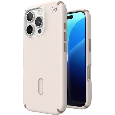 Etui SPECK Presidio2 Pro ClickLock & MagSafe do Apple iPhone 16 Pro Beżowy