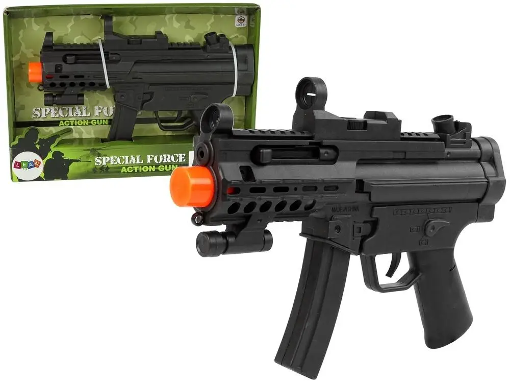 Pistolet karabin czarny - Leantoys