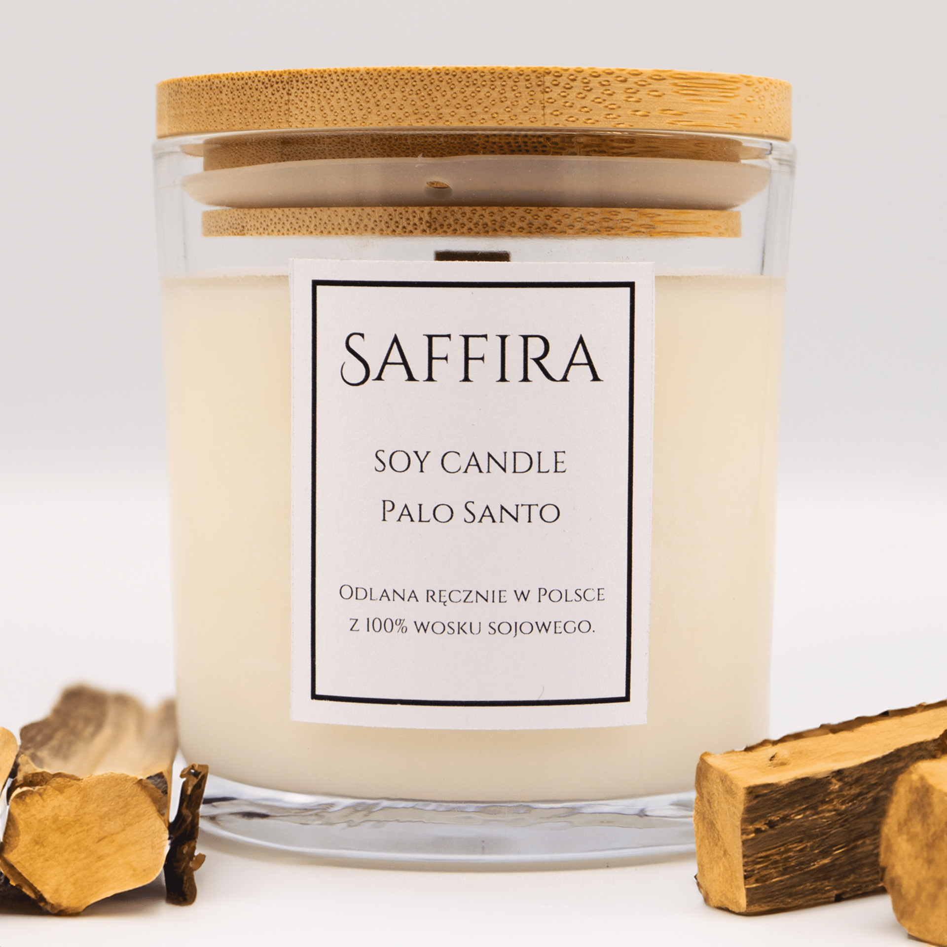 Świeca sojowa – Palo Santo – 180ml