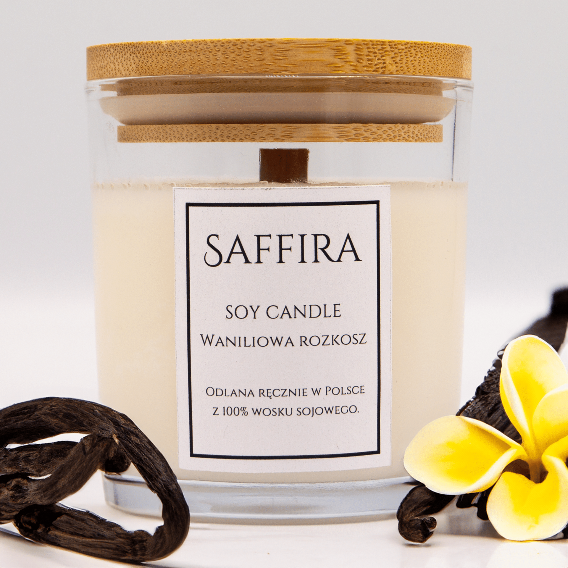 Świeca sojowa - Waniliowa rozkosz - 180ml