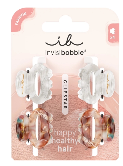 Invisibobble Clipstar Petit Bijoux Spinka do włosów, 4 sztuki