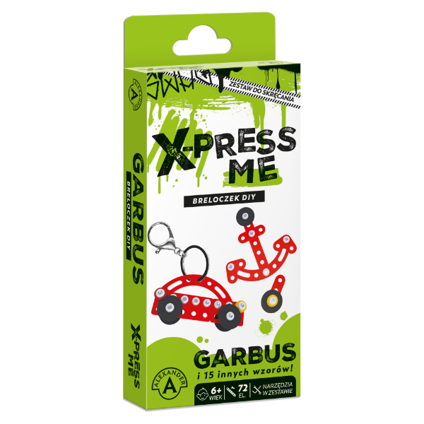 X-Press Me. Brelok DIY. Garbus