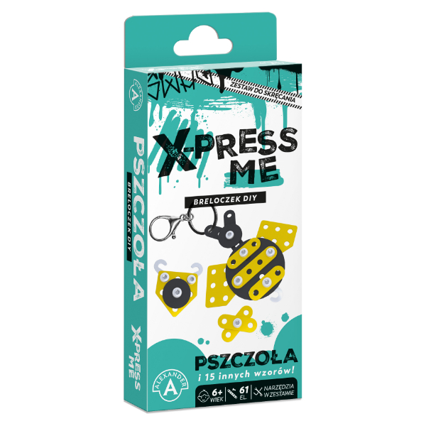X-Press Me. Brelok DIY. Pszczoła