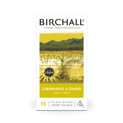 Herbata BIRCHALL Lemongrass & Ginger (15 sztuk)