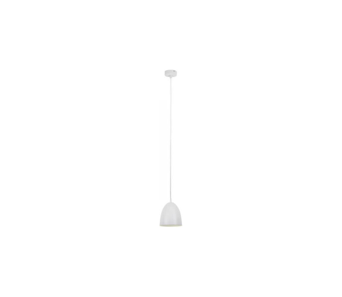 Searchlight 27015 - Żyrandol na lince METAL 1xE27/60W/230V śr. 28 cm biały