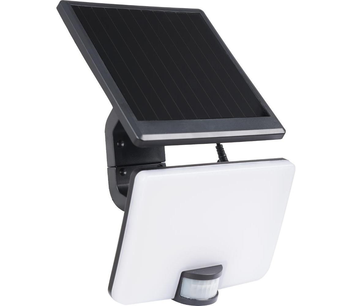 LED Ściemnialny solarny reflektor z czujnikiem ruchu LED/10W/3000 mAh 4000K IP54