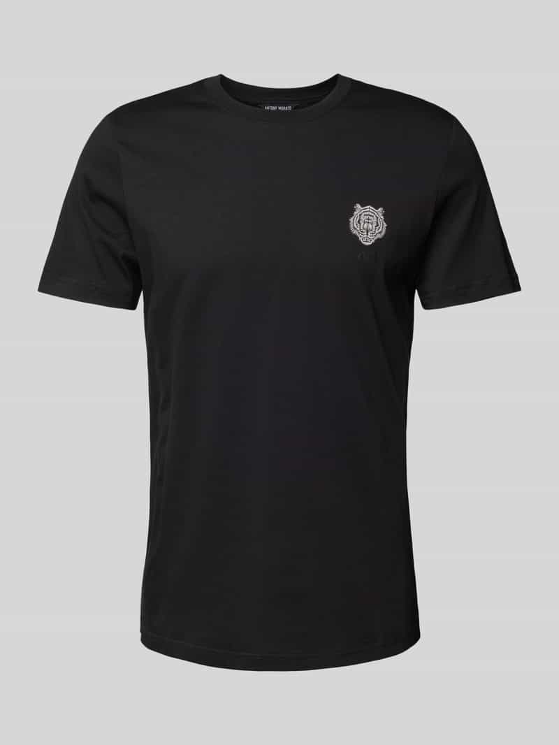 T-shirt z nadrukiem z motywem i logo