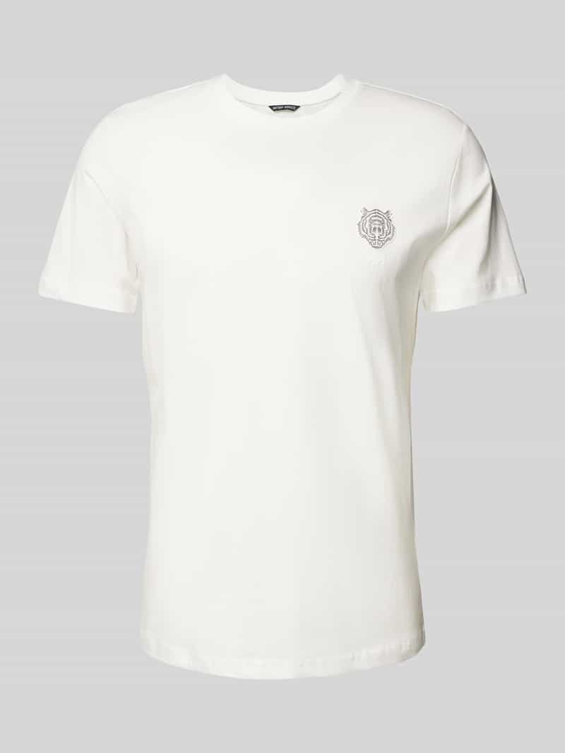 T-shirt z nadrukiem z motywem i logo