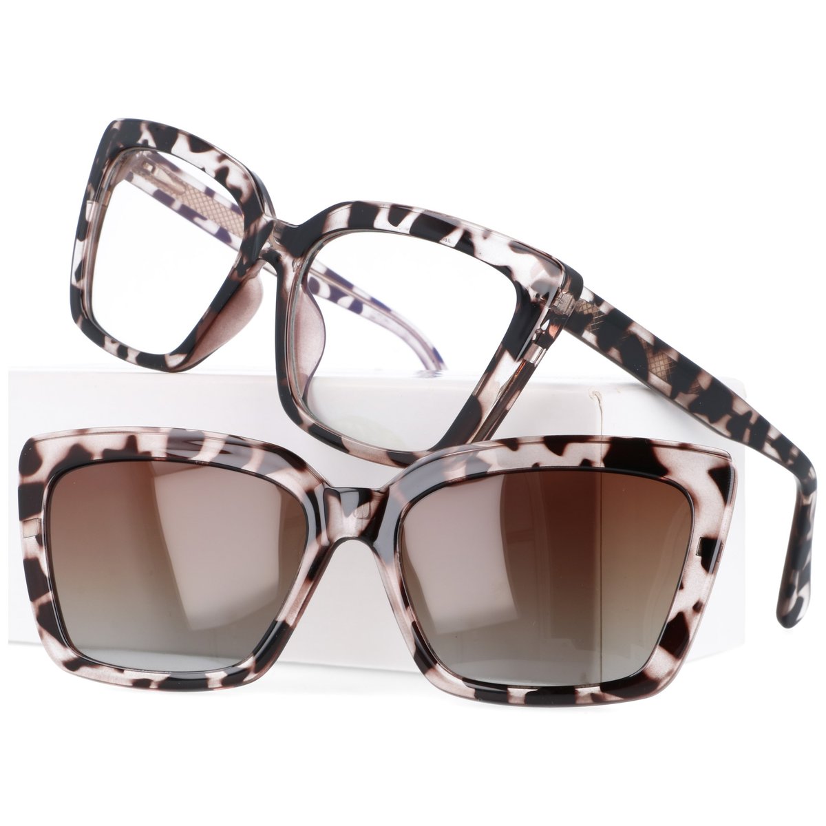Okulary damskie EASYVIEW CLIP Kobiece CatEye