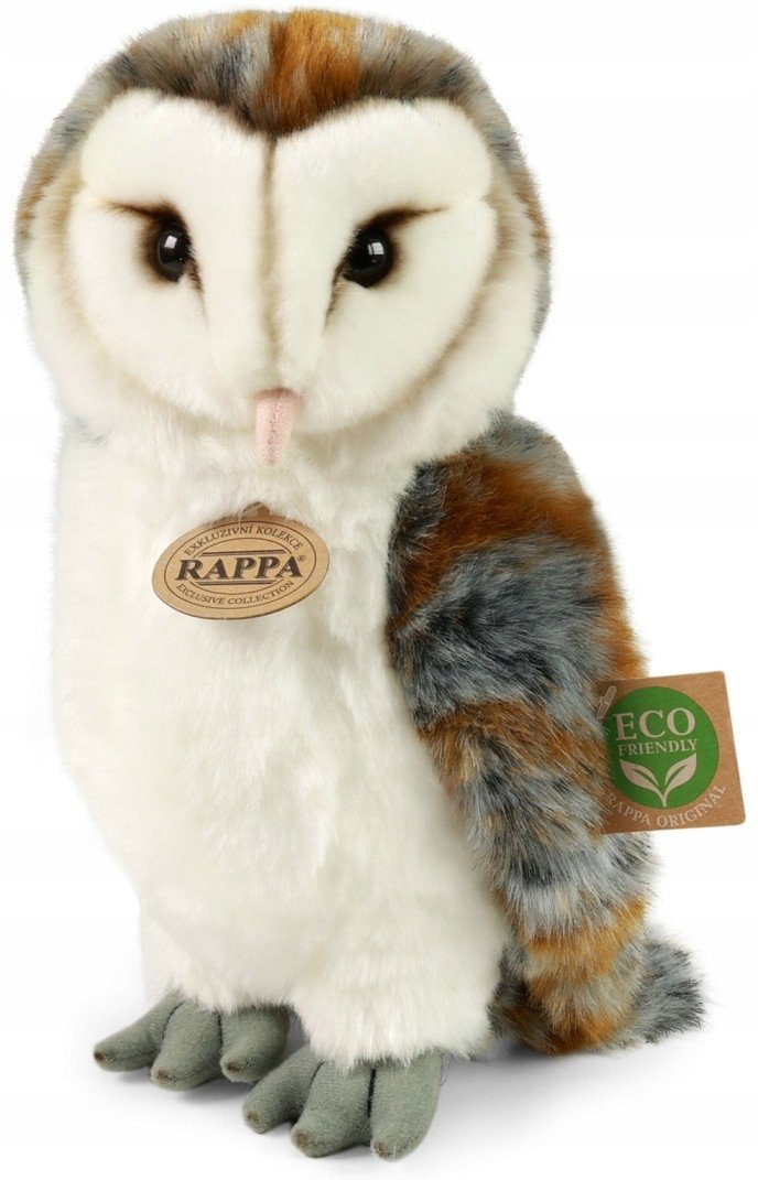 Pluszak Maskotka Sowa Płomykówka Eco Friendly Prezent 30cm