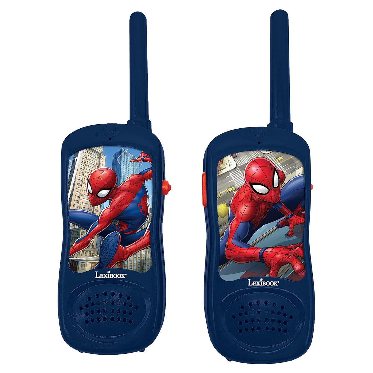 Lexibook Krótkofalówki walkie talkie slim z zasięgiem 120 metrów Spider-Man