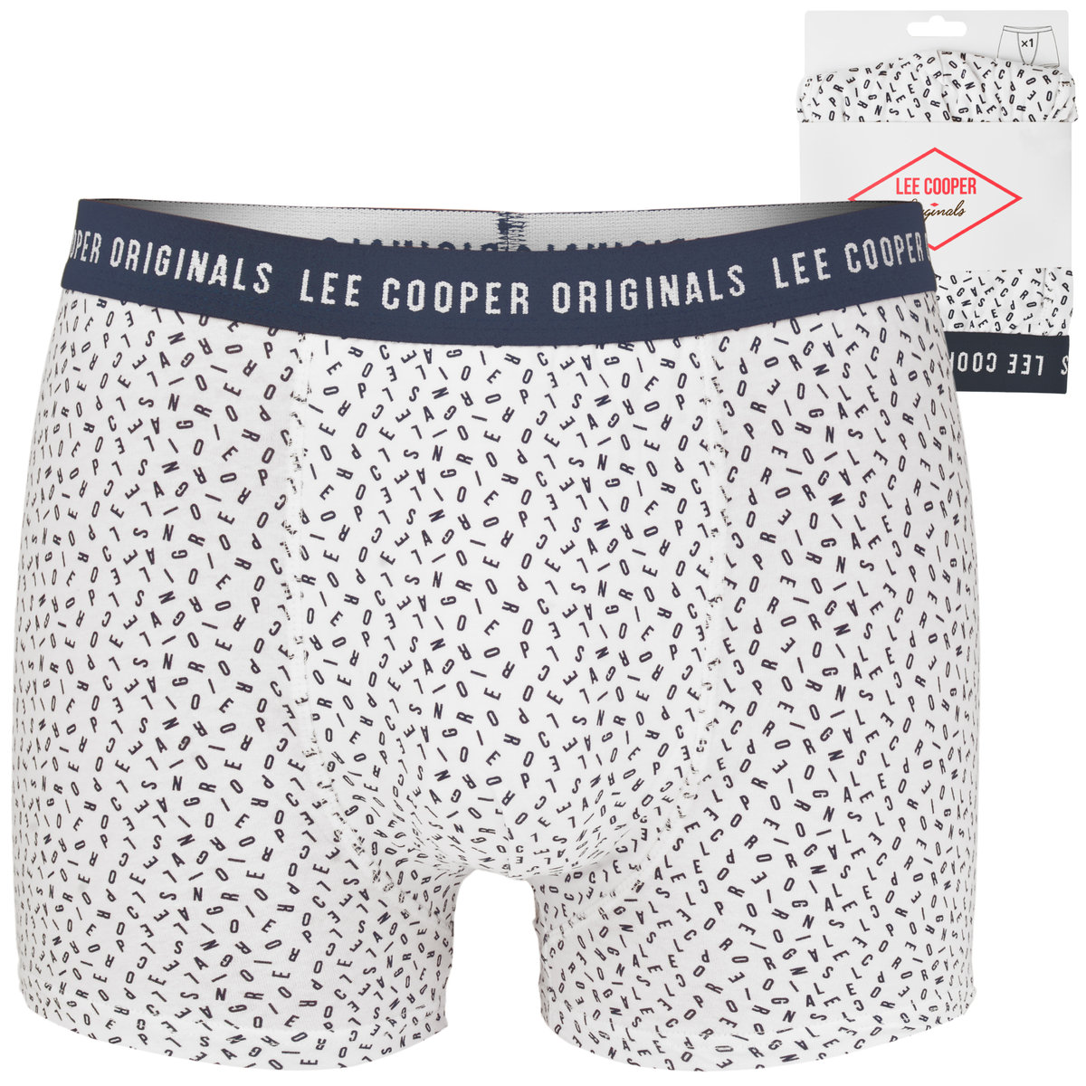 Lee Cooper Bokserki Męskie Bawełniane 40941 1 sztuka Rozmiar XL