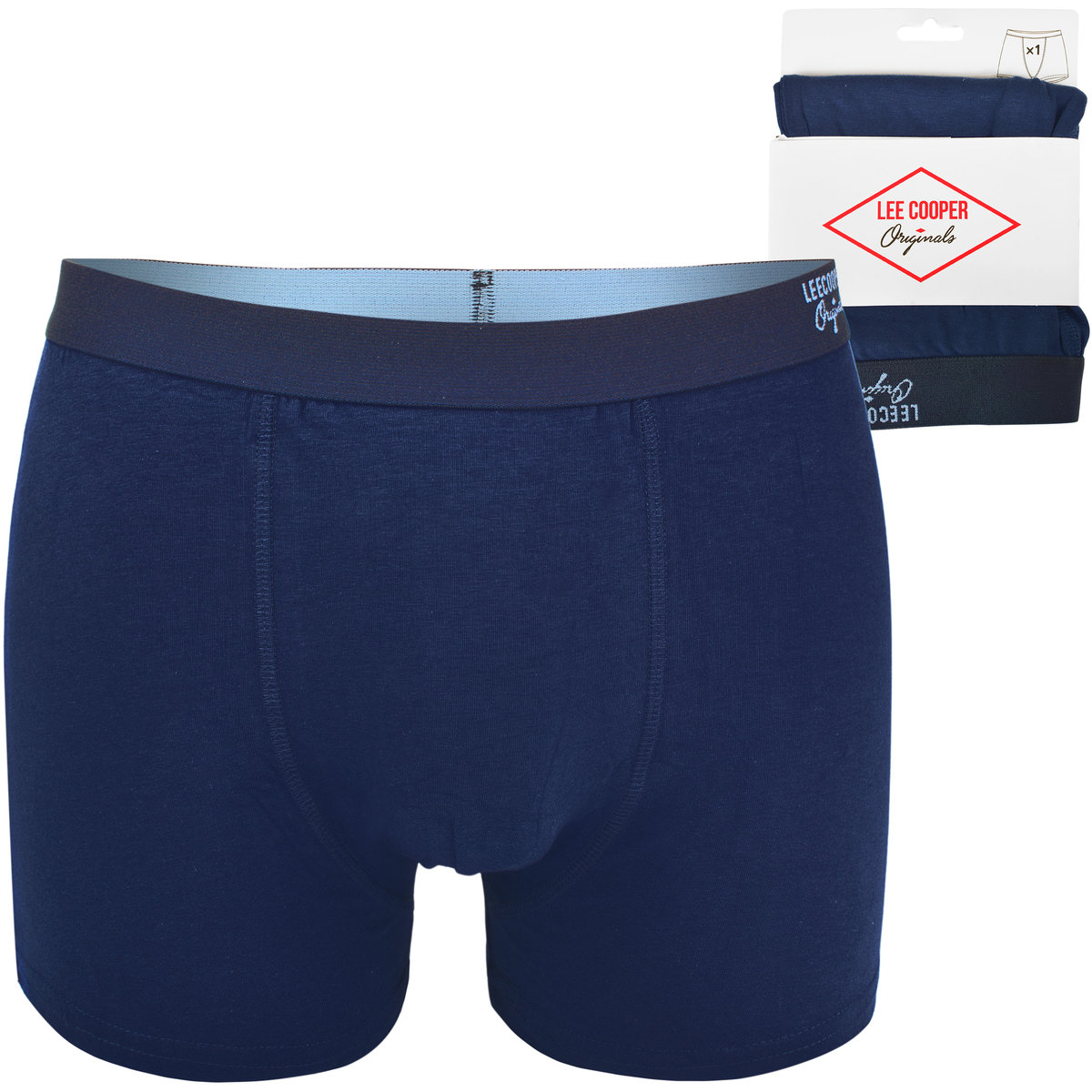 Lee Cooper Bokserki Męskie Bawełniane 40939 Navy 1 sztuka Rozmiar L