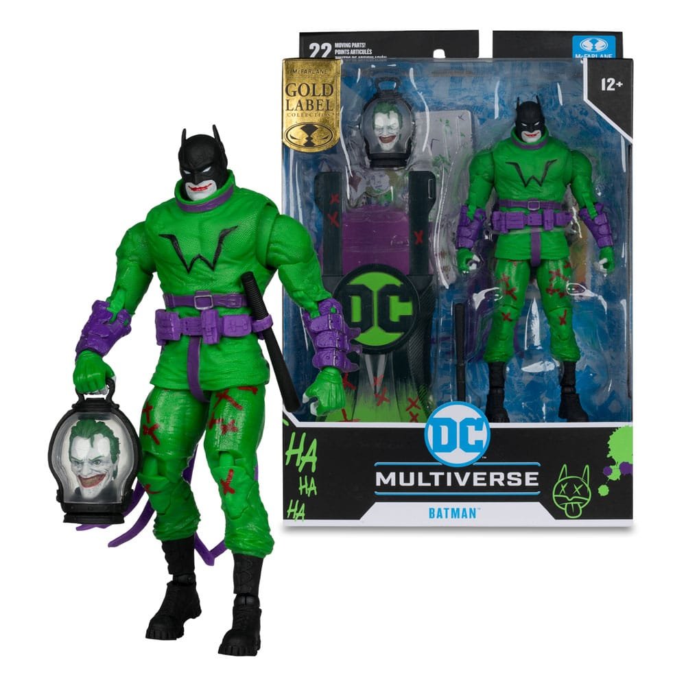 Figurka DC Multiverse (Batman: Last Knight on Earth) - Jokerized Batman (Gold Label)
