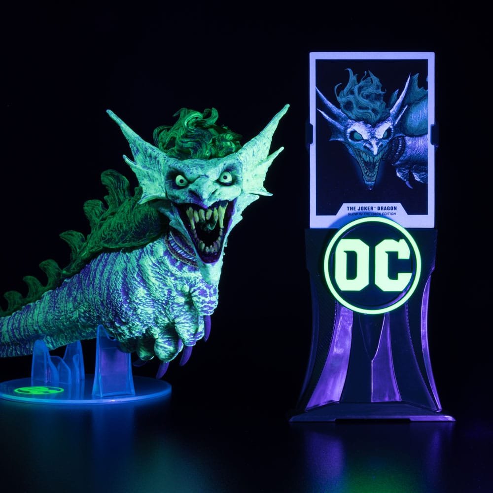 Figurka DC Multiverse (Dark Nights: Metal) - Joker Dragon (Świecący w ciemnościach) (Gold Label)